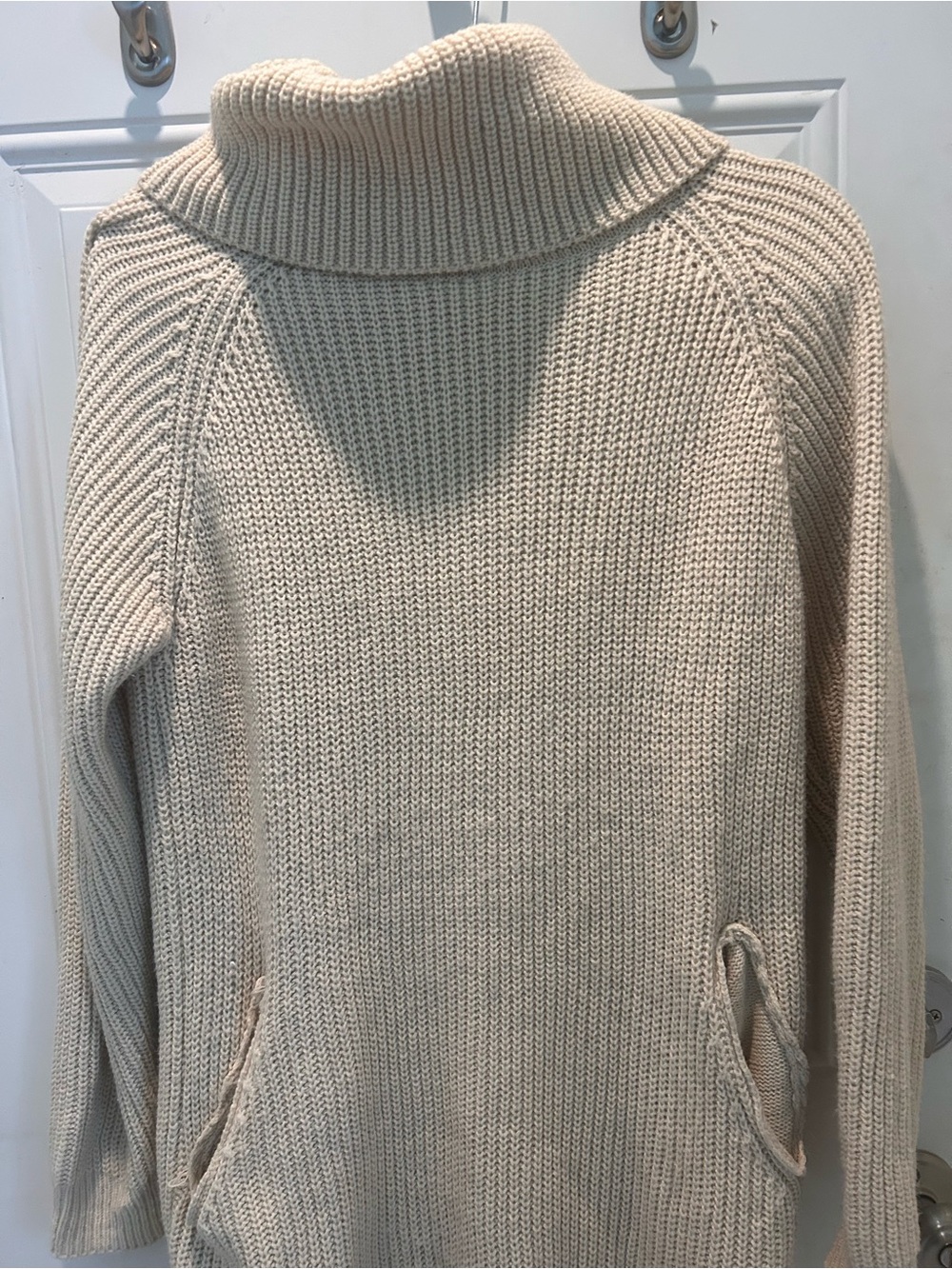 Goodnight Macaroon Cream Chunky Turtleneck Sweater